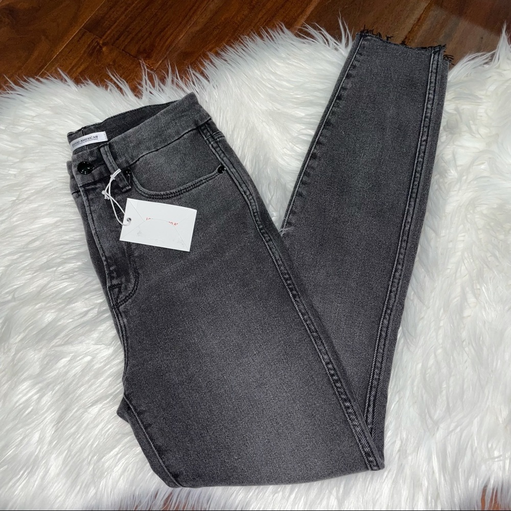 NWT Good American Good Curve Black Jeans Size 25